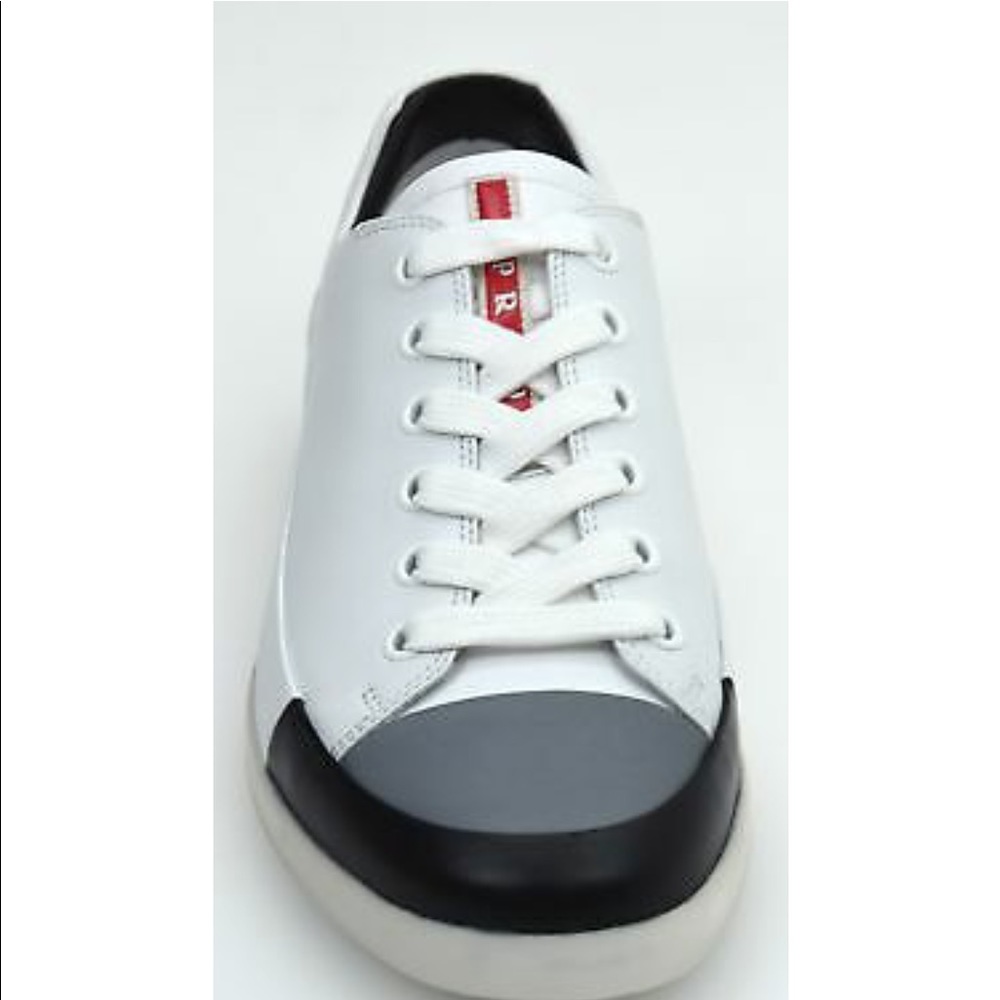 Prada leather sneakers 9.5 - Picture 2 of 12